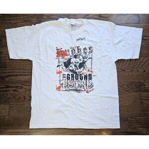 UFC MMA Matt Hughes SIGNED Short Sleeve Shirt Ground And Pound Size XL